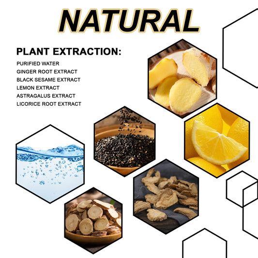 Natural Plant Extract Shampoo 100ml Improve Hair Growth Root Nourishment Scalp Care Gentle Cleansing Suitable for All Hair Types