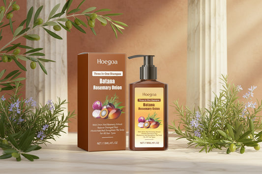 3in1 Batana Rosemary Shampoo Hair Growth Anti Loss Soothing Scalp Deep Cleansing Strengthen Hair Root Repair Nourishing Shampoo