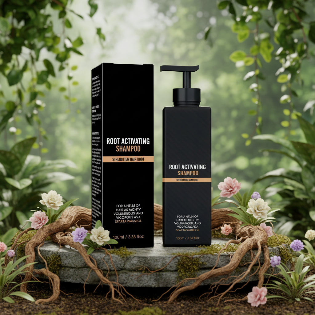 Natural Plant Extract Shampoo 100ml Improve Hair Growth Root Nourishment Scalp Care Gentle Cleansing Suitable for All Hair Types